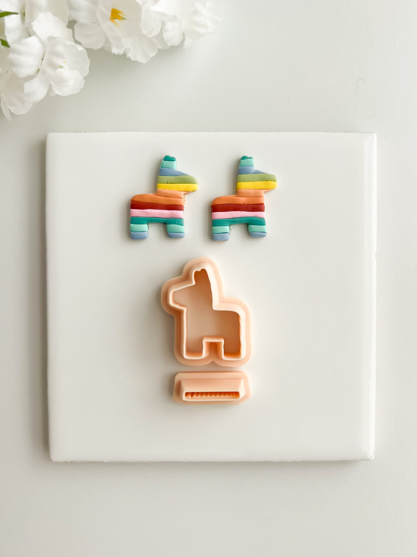 Pinata Clay Cutter | Pinata Polymer Clay Cutter for DIY Fiesta Earrings Party-Themed Jewelry and Handmade Celebration Accessories