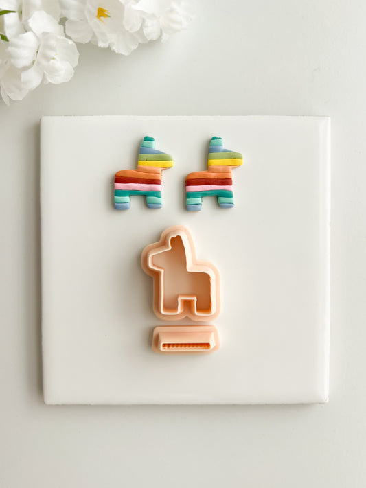 Pinata Clay Cutter | Pinata Polymer Clay Cutter for DIY Fiesta Earrings Party-Themed Jewelry and Handmade Celebration Accessories