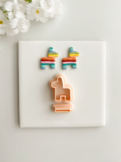 Pinata Clay Cutter | Pinata Polymer Clay Cutter for DIY Fiesta Earrings Party-Themed Jewelry and Handmade Celebration Accessories