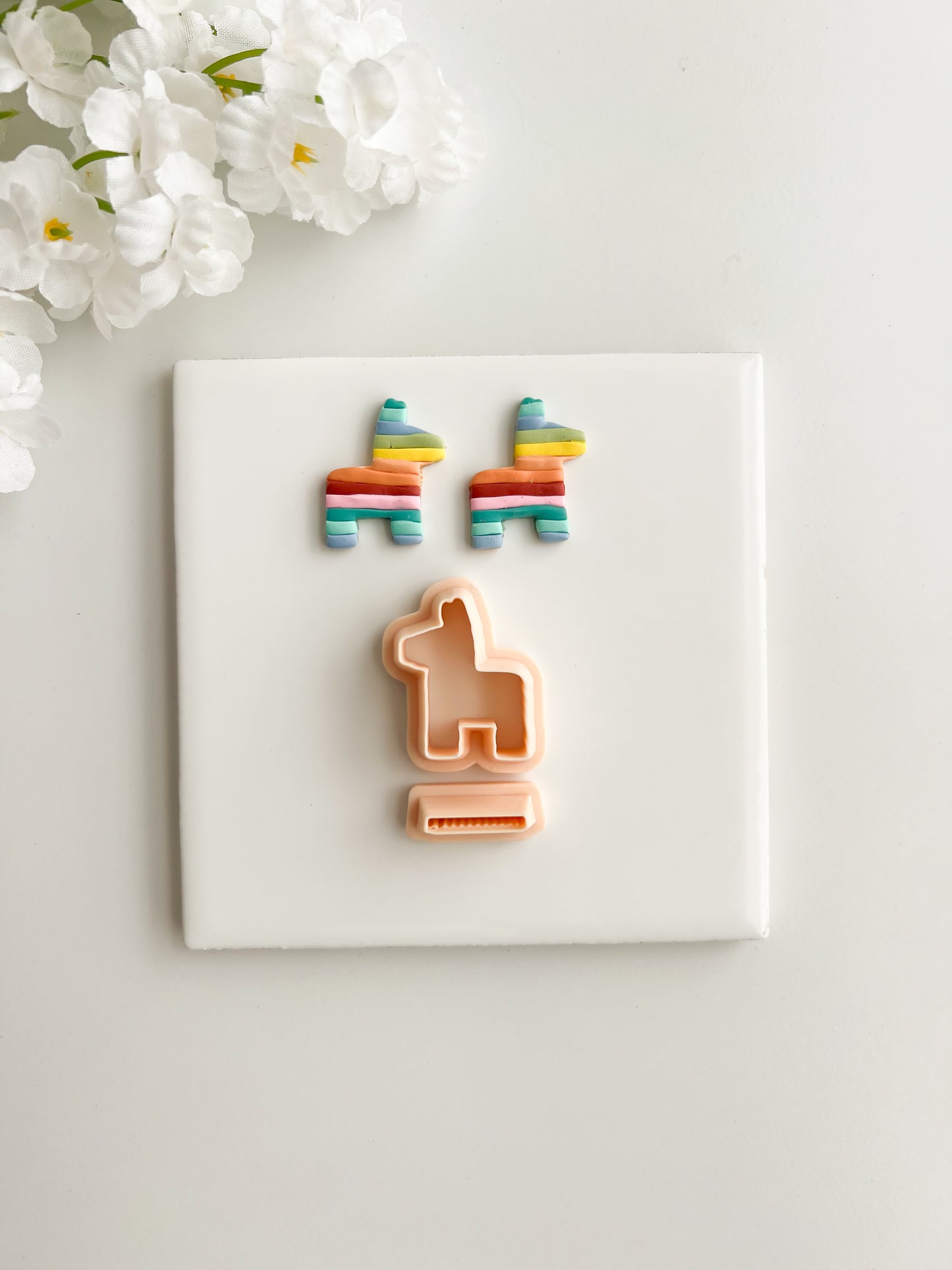 Pinata Clay Cutter | Pinata Polymer Clay Cutter for DIY Fiesta Earrings Party-Themed Jewelry and Handmade Celebration Accessories