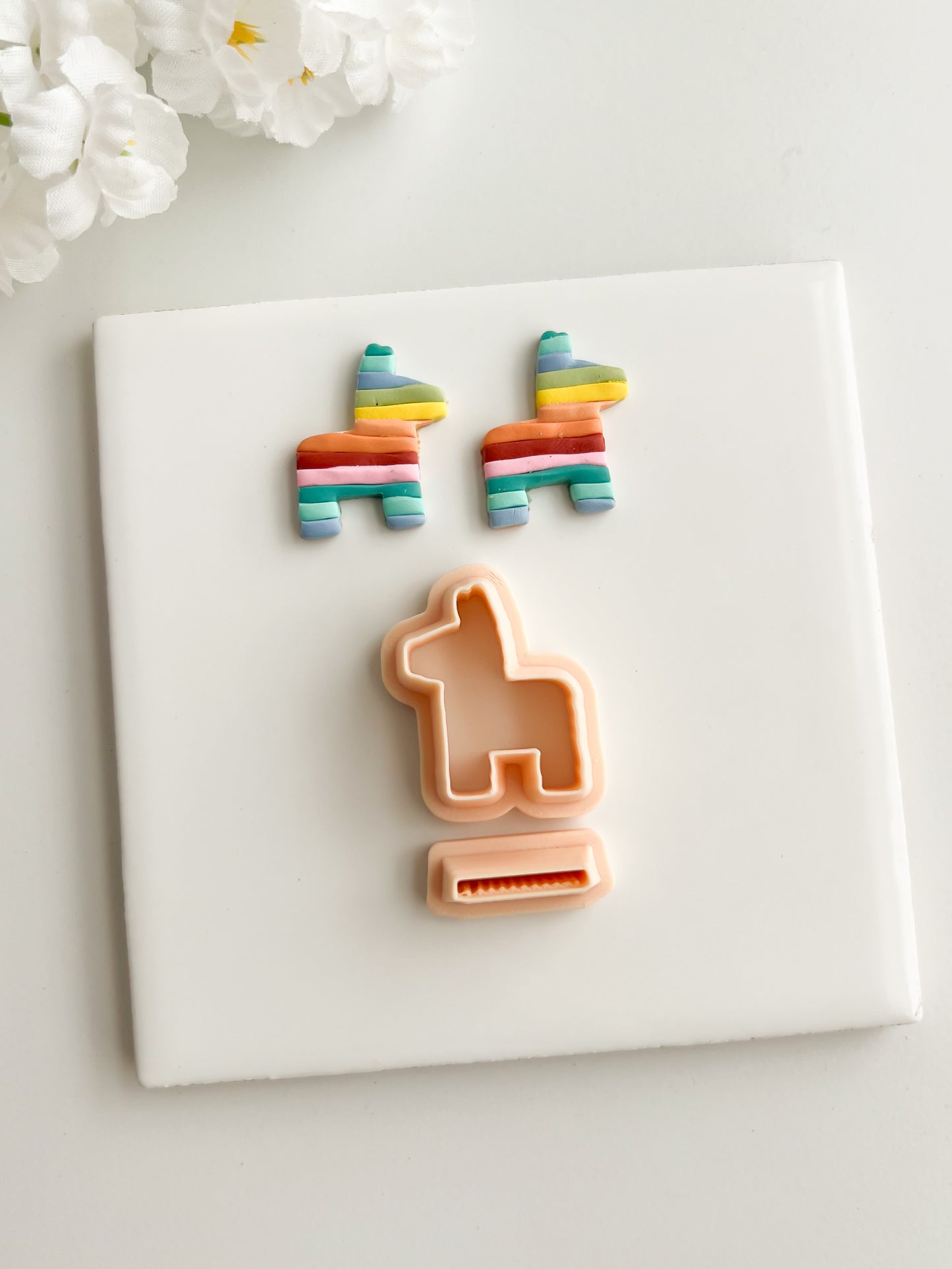 Pinata Clay Cutter | Pinata Polymer Clay Cutter for DIY Fiesta Earrings Party-Themed Jewelry and Handmade Celebration Accessories