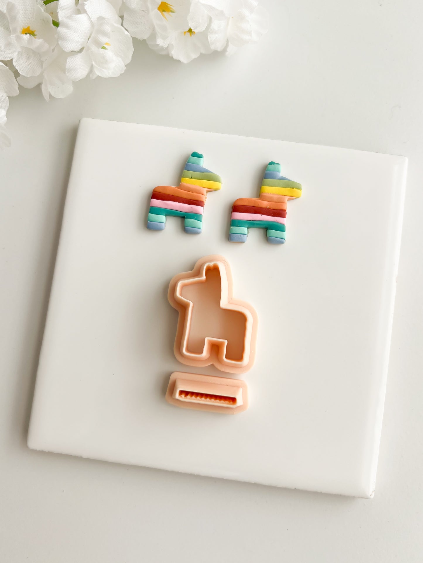 Pinata Clay Cutter | Pinata Polymer Clay Cutter for DIY Fiesta Earrings Party-Themed Jewelry and Handmade Celebration Accessories