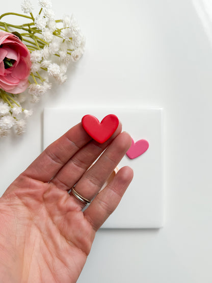 Valentine Heart No. 7 Clay Cutter | Valentine Heart No. 7 Polymer Clay Cutter for DIY Heart Earrings Love-Themed Jewelry and Handmade Valentine's Accessories