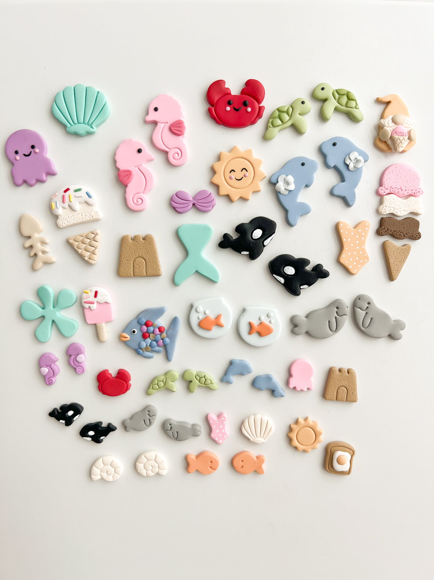 Summer Bundle Clay Cutter Set | Summer Bundle Polymer Clay Cutter Set for DIY Tropical Earrings Beach Jewelry and Handmade Summer Accessories