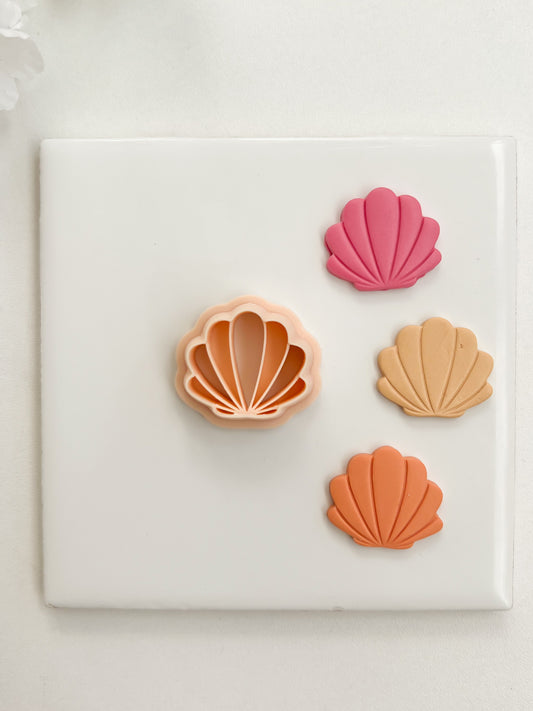 Seashell No. 5 Clay Cutter | Seashell No. 5 Polymer Clay Cutter for DIY Ocean Earrings Beach-Themed Jewelry and Handmade Coastal Accessories