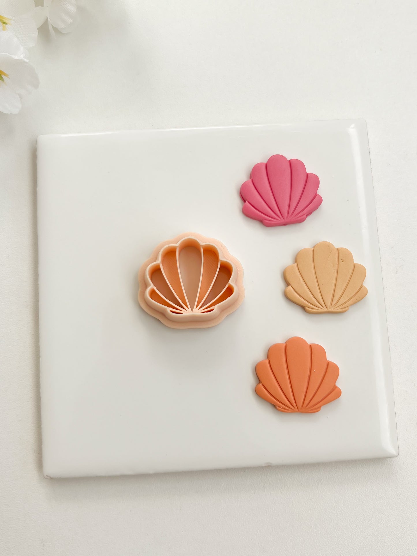 Seashell No. 5 Clay Cutter | Seashell No. 5 Polymer Clay Cutter for DIY Ocean Earrings Beach-Themed Jewelry and Handmade Coastal Accessories