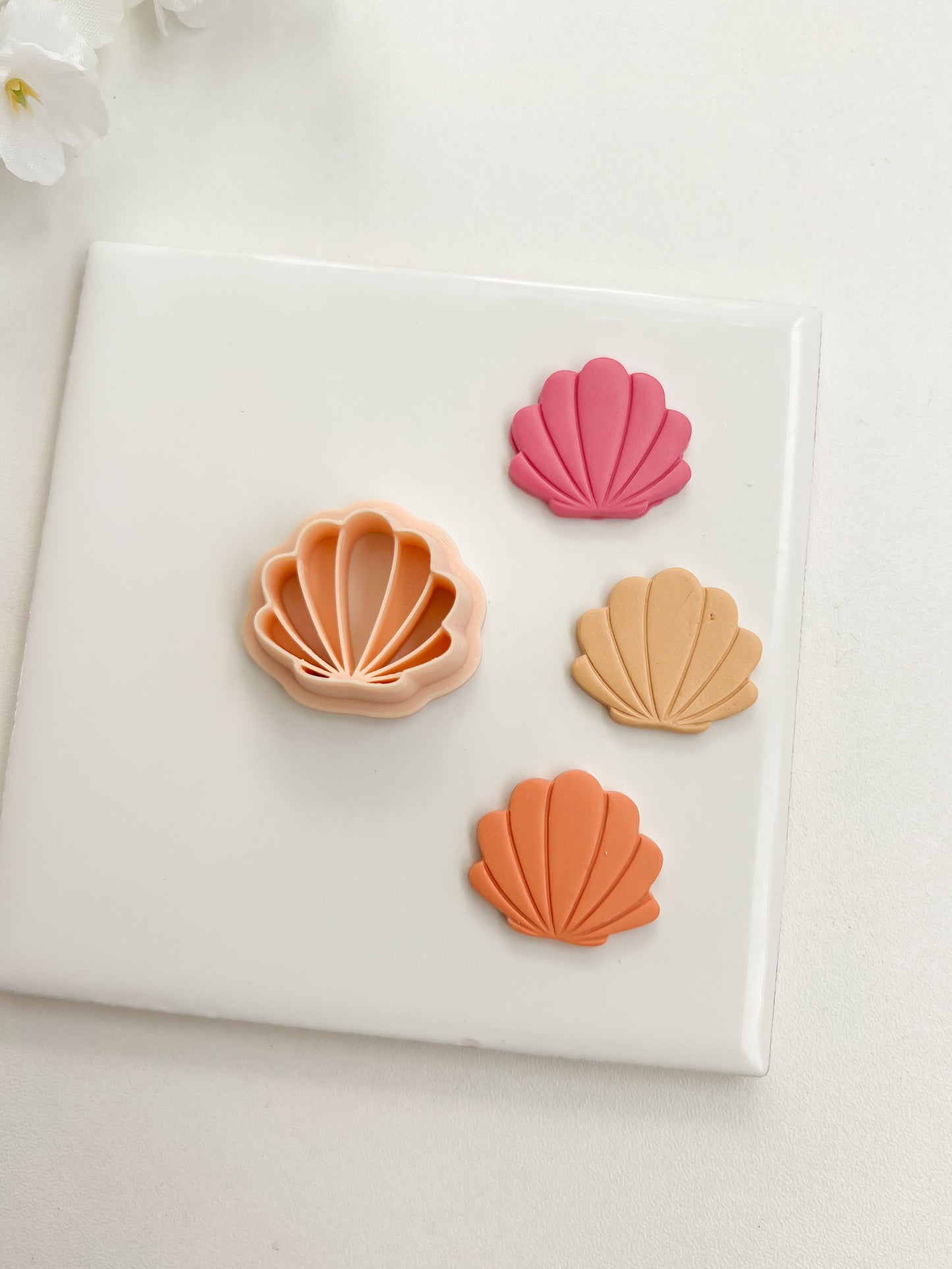 Seashell No. 5 Clay Cutter | Seashell No. 5 Polymer Clay Cutter for DIY Ocean Earrings Beach-Themed Jewelry and Handmade Coastal Accessories