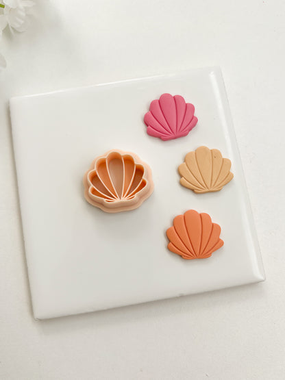 Seashell No. 5 Clay Cutter | Seashell No. 5 Polymer Clay Cutter for DIY Ocean Earrings Beach-Themed Jewelry and Handmade Coastal Accessories