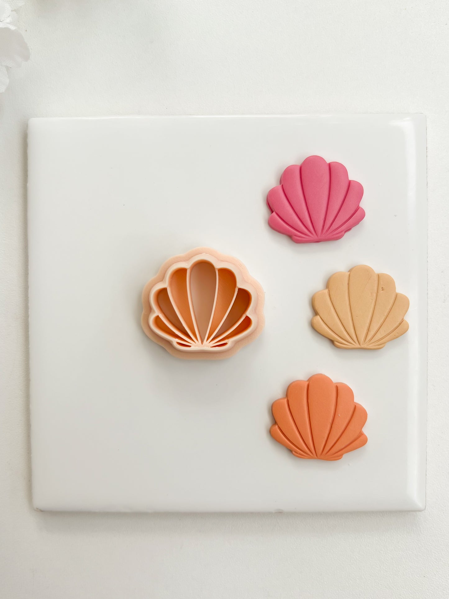 Seashell No. 5 Clay Cutter | Seashell No. 5 Polymer Clay Cutter for DIY Ocean Earrings Beach-Themed Jewelry and Handmade Coastal Accessories