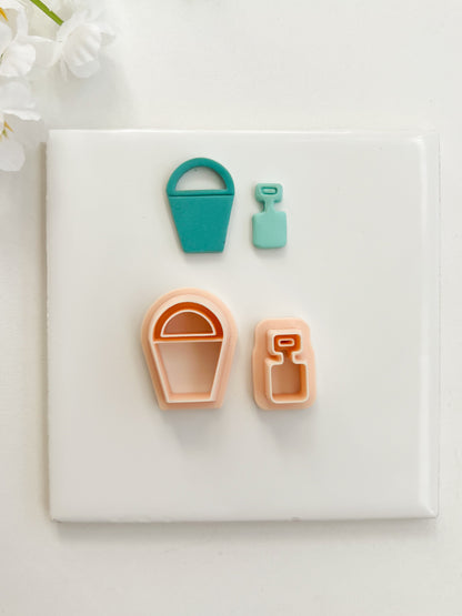 Sand Bucket Clay Cutter | Sand Bucket Polymer Clay Cutter for DIY Ocean Earrings Beach-Themed Jewelry and Handmade Summer Accessories