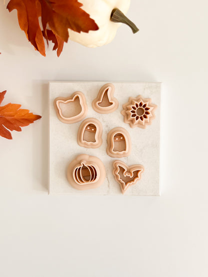 Fall Stud Set Clay Cutter | Fall Stud Polymer Clay Cutter Set for Autumn Earrings Seasonal Jewelry and Festive Handmade Crafts