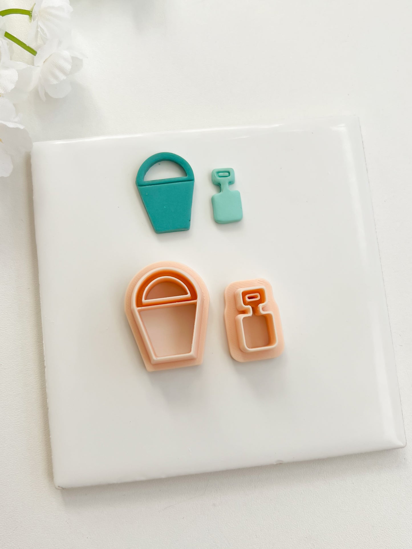 Sand Bucket Clay Cutter | Sand Bucket Polymer Clay Cutter for DIY Ocean Earrings Beach-Themed Jewelry and Handmade Summer Accessories