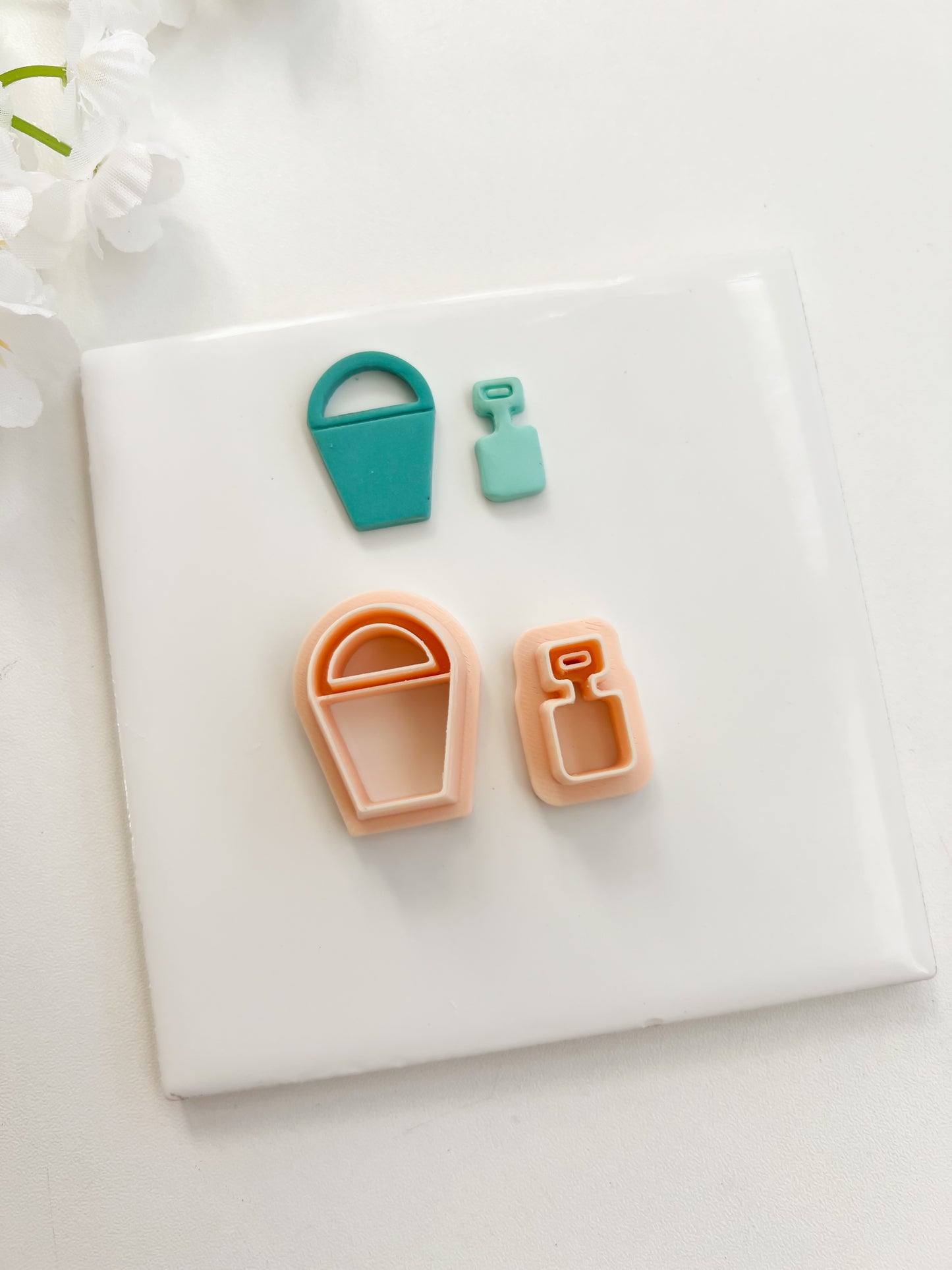Sand Bucket Clay Cutter | Sand Bucket Polymer Clay Cutter for DIY Ocean Earrings Beach-Themed Jewelry and Handmade Summer Accessories