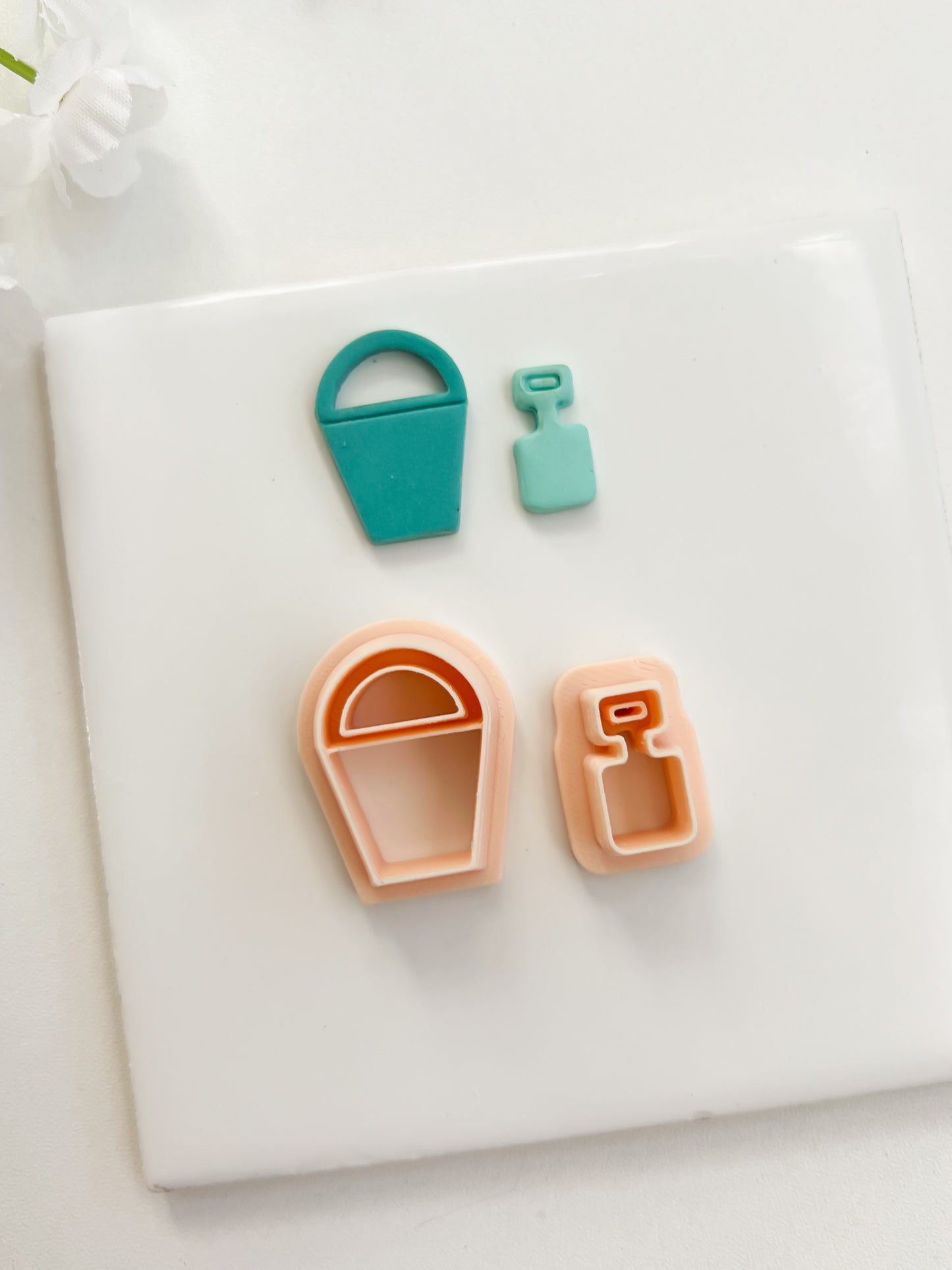 Sand Bucket Clay Cutter | Sand Bucket Polymer Clay Cutter for DIY Ocean Earrings Beach-Themed Jewelry and Handmade Summer Accessories