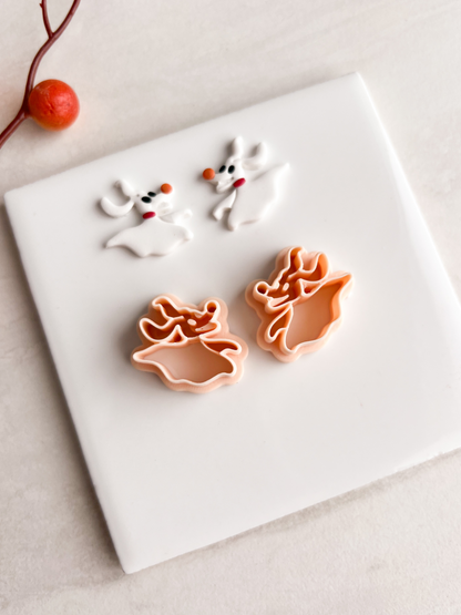 Zero Dog No. 2 Clay Cutter | Zero Dog No. 2 Polymer Clay Cutter for DIY Halloween Earrings Movie-Themed Jewelry and Handmade Spooky Accessories