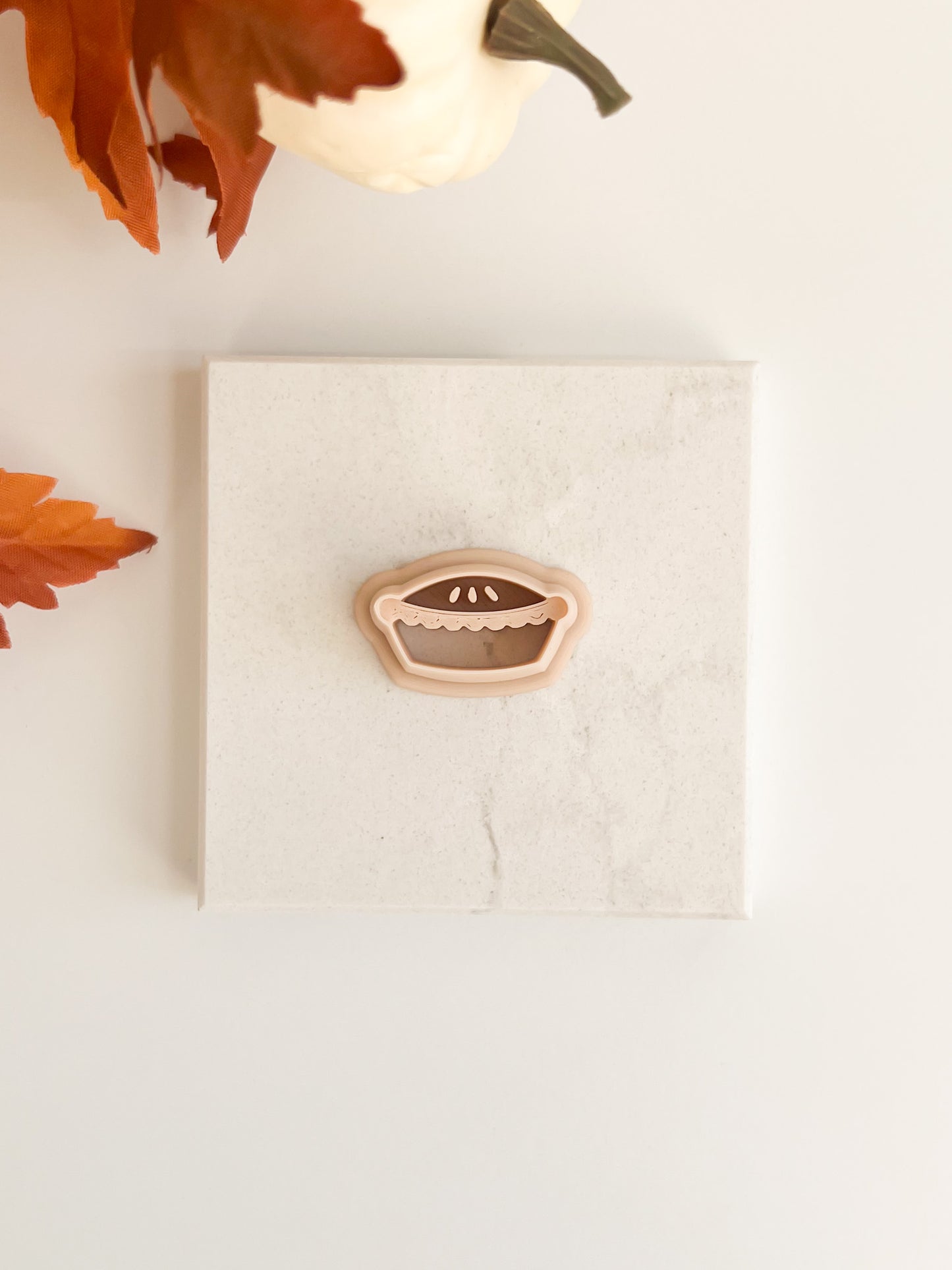 Apple Pie Clay Cutter | Apple Pie Polymer Clay Cutter for DIY Fall Earrings Thanksgiving Jewelry and Handmade Baking-Themed Accessories