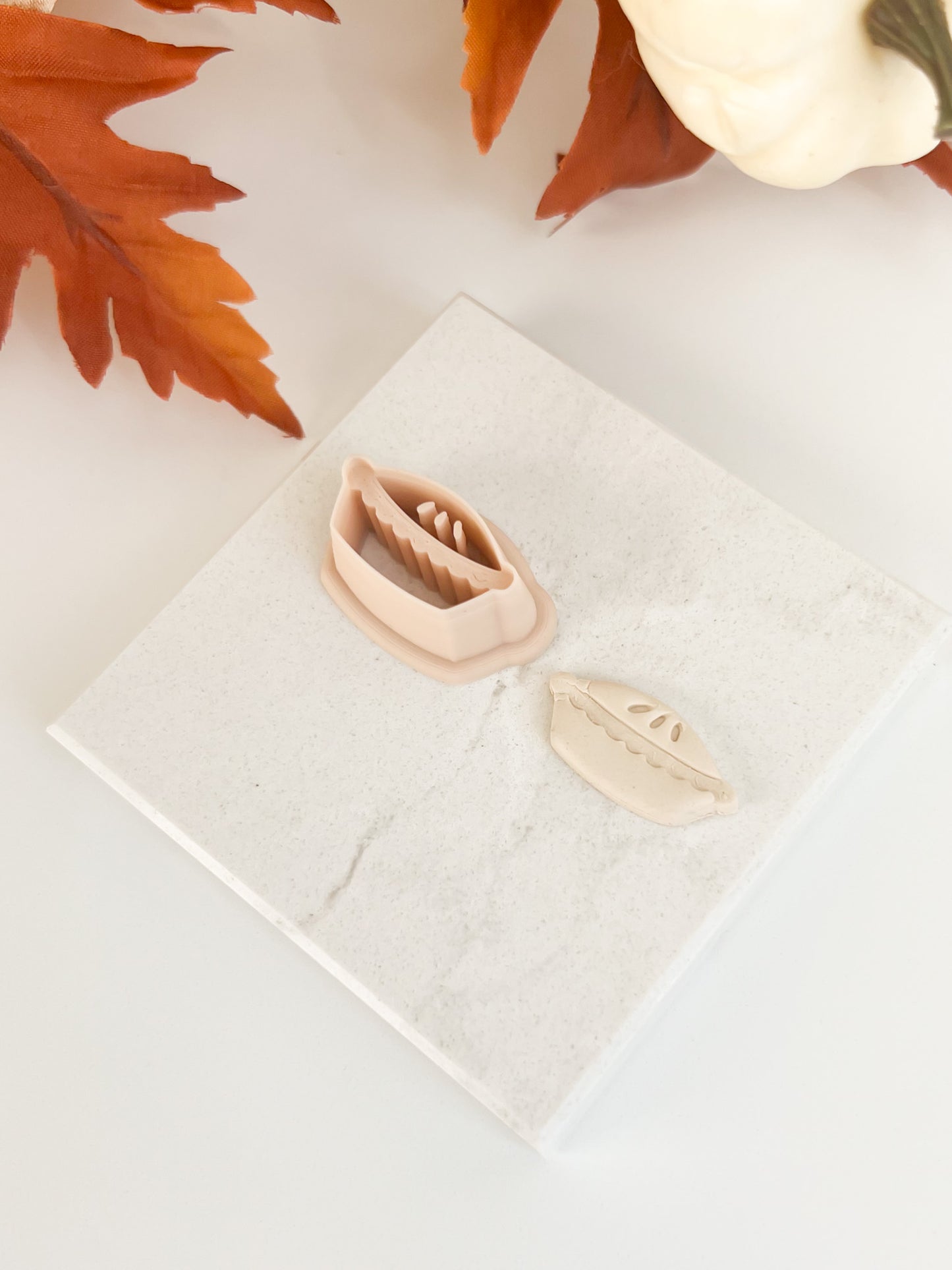 Apple Pie Clay Cutter | Apple Pie Polymer Clay Cutter for DIY Fall Earrings Thanksgiving Jewelry and Handmade Baking-Themed Accessories