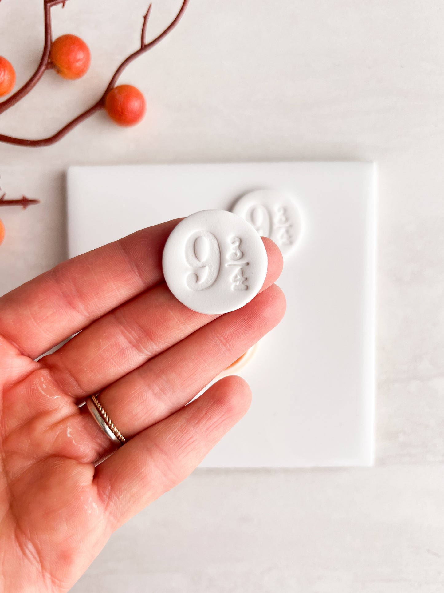 Platform 9 3/4 Clay Cutter | Platform 9 3/4 Polymer Clay Cutter for DIY Harry Potter Earrings Wizard-Themed Jewelry and Handmade Fantasy Accessories