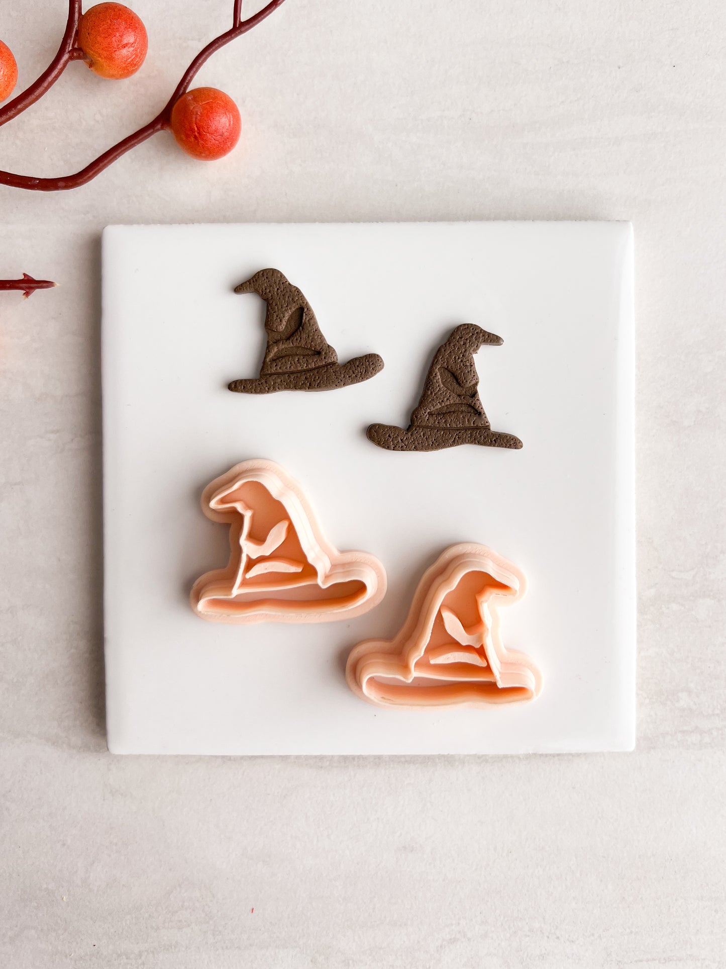 Sorting Hat Clay Cutter | Sorting Hat Polymer Clay Cutter for DIY Wizard Earrings Fantasy Jewelry and Handmade Magic Accessories