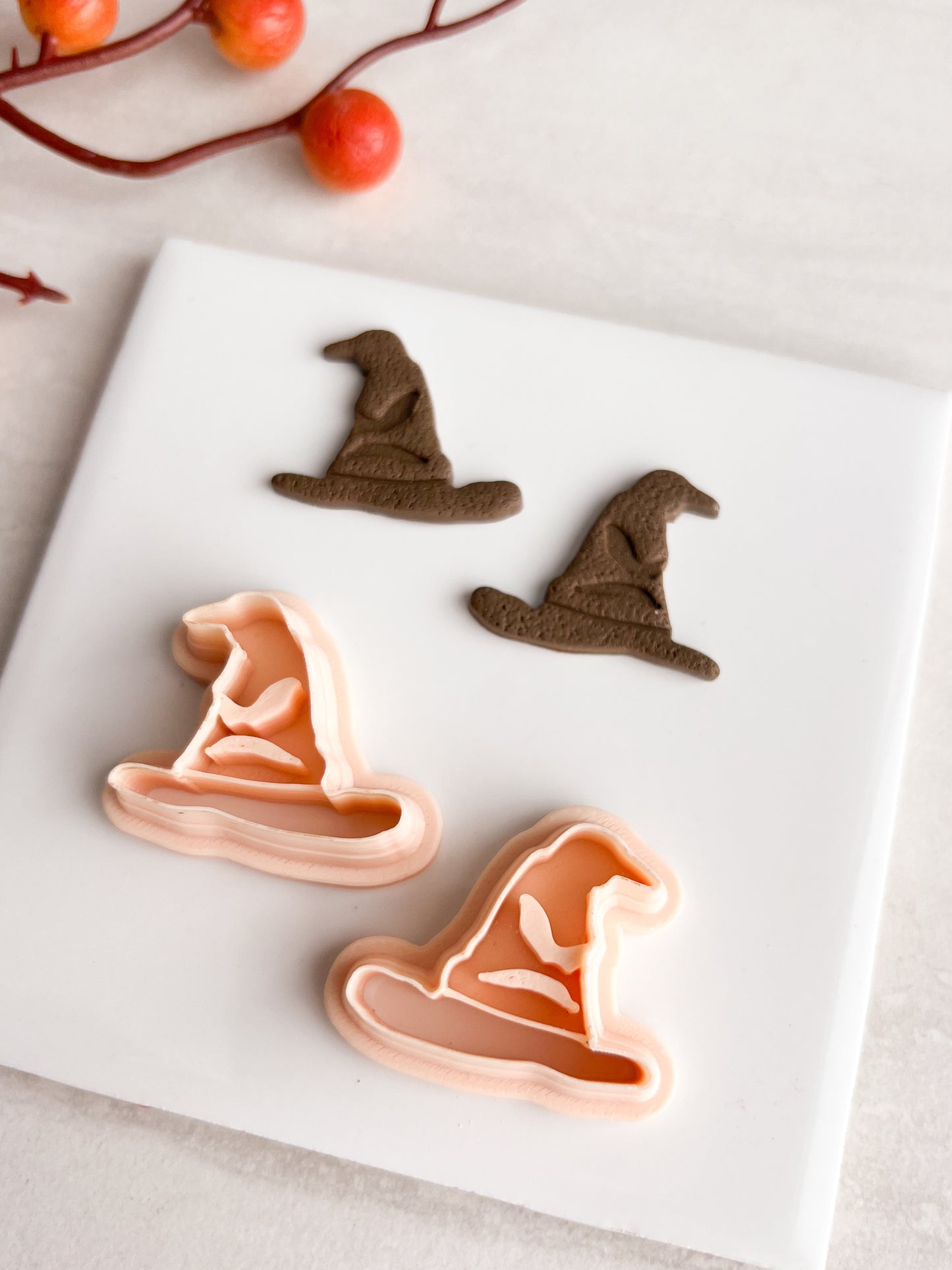 Sorting Hat Clay Cutter | Sorting Hat Polymer Clay Cutter for DIY Wizard Earrings Fantasy Jewelry and Handmade Magic Accessories