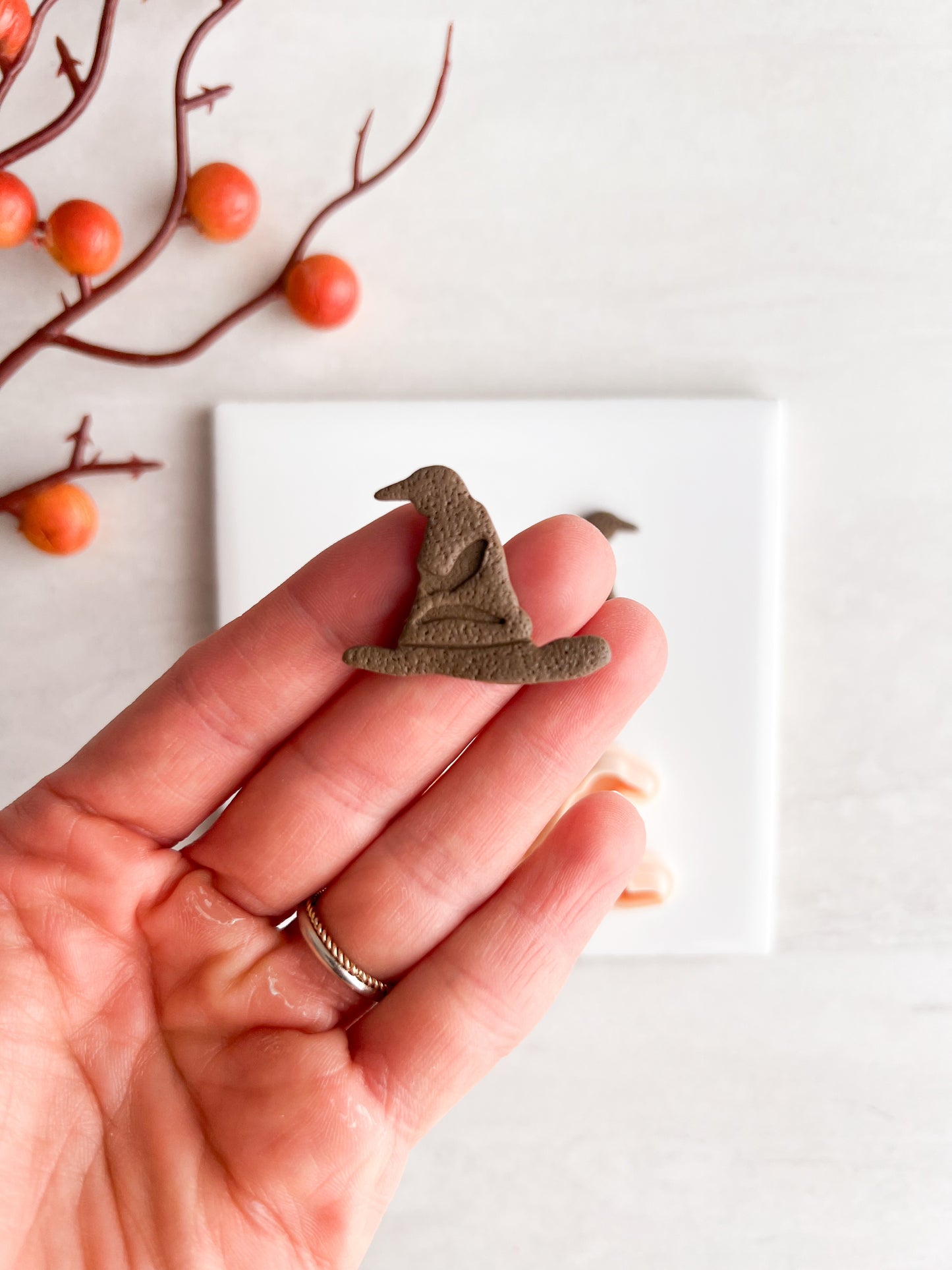 Sorting Hat Clay Cutter | Sorting Hat Polymer Clay Cutter for DIY Wizard Earrings Fantasy Jewelry and Handmade Magic Accessories