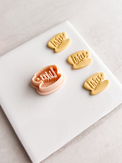 Luke's Coffee Clay Cutter | Luke's Coffee Polymer Clay Cutter for DIY Gilmore Girls Earrings Cozy Jewelry and Handmade Coffee Accessories