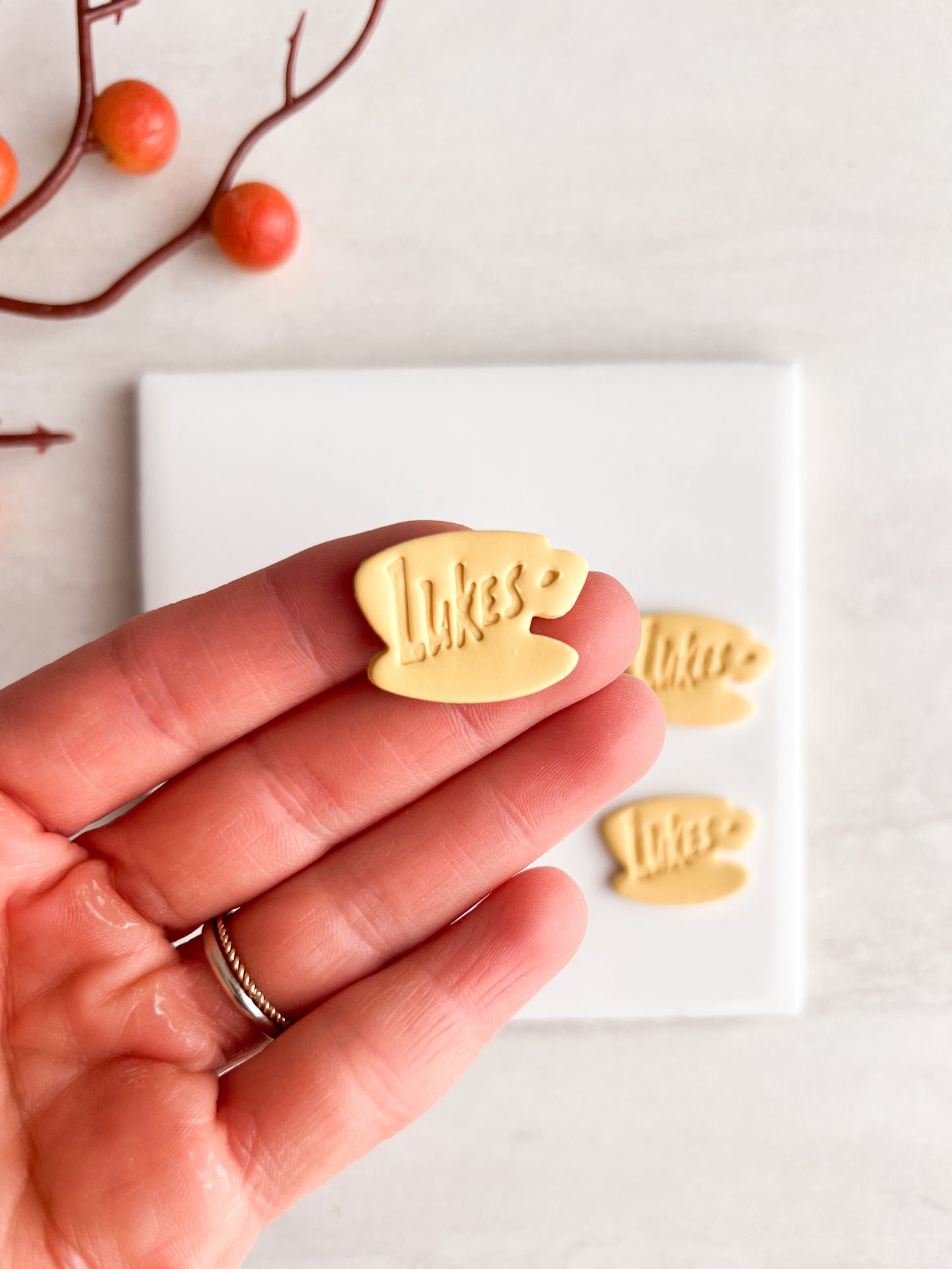 Luke's Coffee Clay Cutter | Luke's Coffee Polymer Clay Cutter for DIY Gilmore Girls Earrings Cozy Jewelry and Handmade Coffee Accessories
