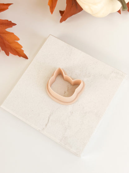 Cat Head Clay Cutter | Cat Head Polymer Clay Cutter for DIY Pet Lover Earrings Cute Animal Jewelry and Handmade Feline-Themed Crafts