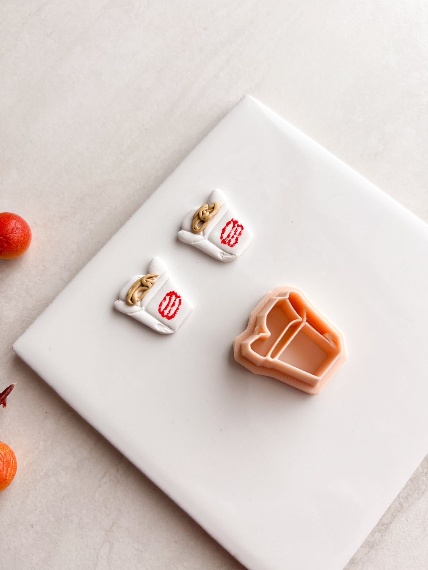 Chinese Takeout Clay Cutter | Chinese Takeout Polymer Clay Cutter for DIY Food Earrings Takeout-Themed Jewelry and Handmade Cute Accessories
