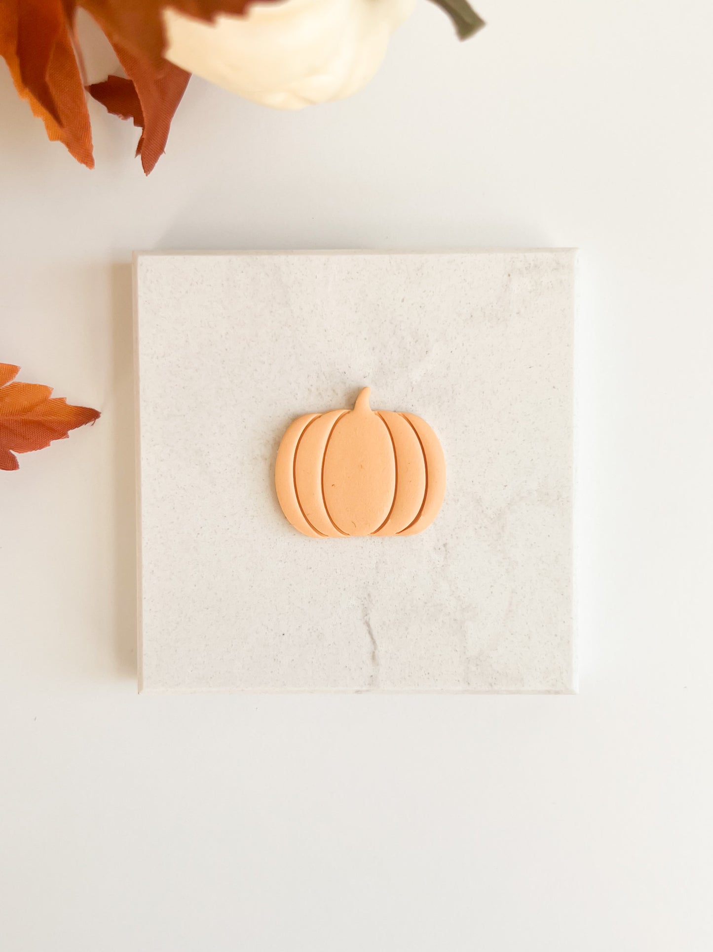 Pumpkin No. 1 Clay Cutter | Classic Pumpkin Polymer Clay Cutter for Fall and Thanksgiving Jewelry