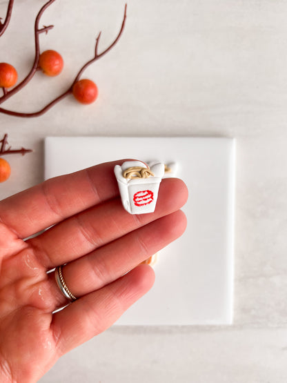 Chinese Takeout Clay Cutter | Chinese Takeout Polymer Clay Cutter for DIY Food Earrings Takeout-Themed Jewelry and Handmade Cute Accessories