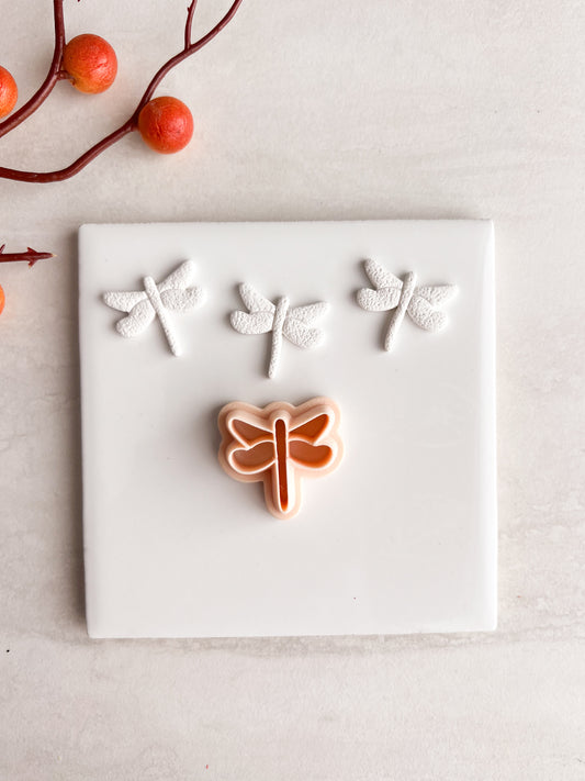 Dragonfly Clay Cutter | Dragonfly Polymer Clay Cutter for DIY Nature Earrings Insect-Themed Jewelry and Handmade Elegant Accessories