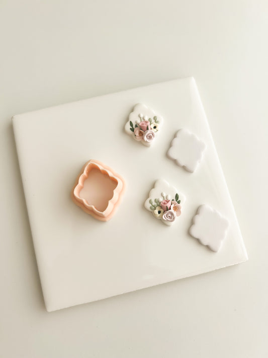 Elegant Shape No. 10 Clay Cutter | Elegant Shape No. 10 Polymer Clay Cutter for DIY Earrings Modern Jewelry and Stylish Handmade Crafts