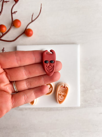 Boogies Boys Clay Cutter | Boogies Boys Polymer Clay Cutter for DIY Spooky Earrings Halloween-Themed Jewelry and Handmade Cute Accessories