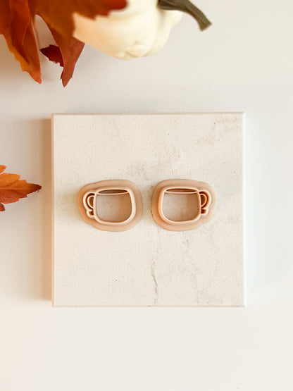 Apple Cider Clay Cutter | Apple Cider Polymer Clay Cutter for DIY Autumn Earrings Cozy Jewelry and Handmade Seasonal Accessories