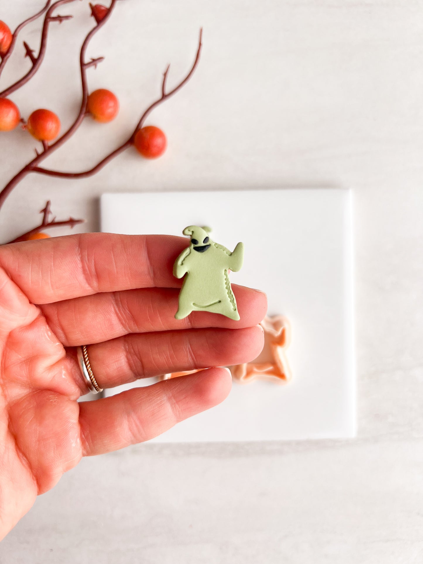 Oogie Boogie No. 2 Clay Cutter | Oogie Boogie No. 2 Polymer Clay Cutter for DIY Halloween Earrings Movie-Themed Jewelry and Handmade Spooky Accessories