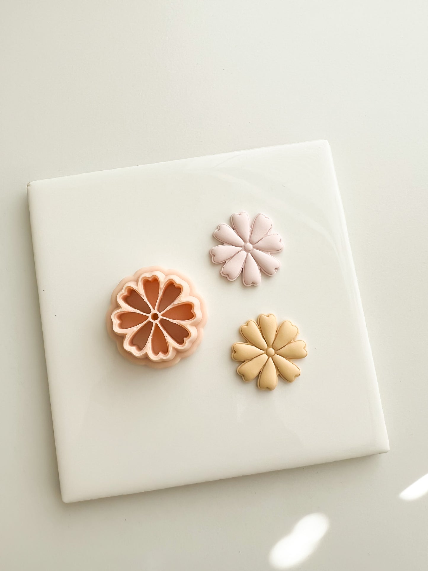 Floral Shape No. 8 Clay Cutter | Floral Shape No. 8 Polymer Clay Cutter for DIY Earrings Spring Jewelry and Elegant Floral Crafts