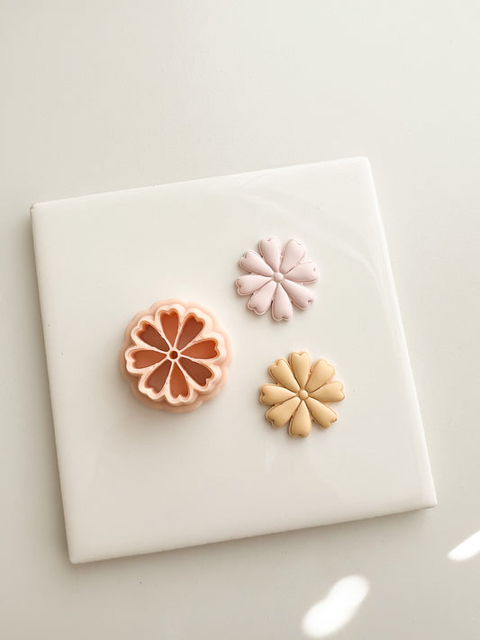 Floral Shape No. 8 Clay Cutter | Floral Shape No. 8 Polymer Clay Cutter for DIY Earrings Spring Jewelry and Elegant Floral Crafts