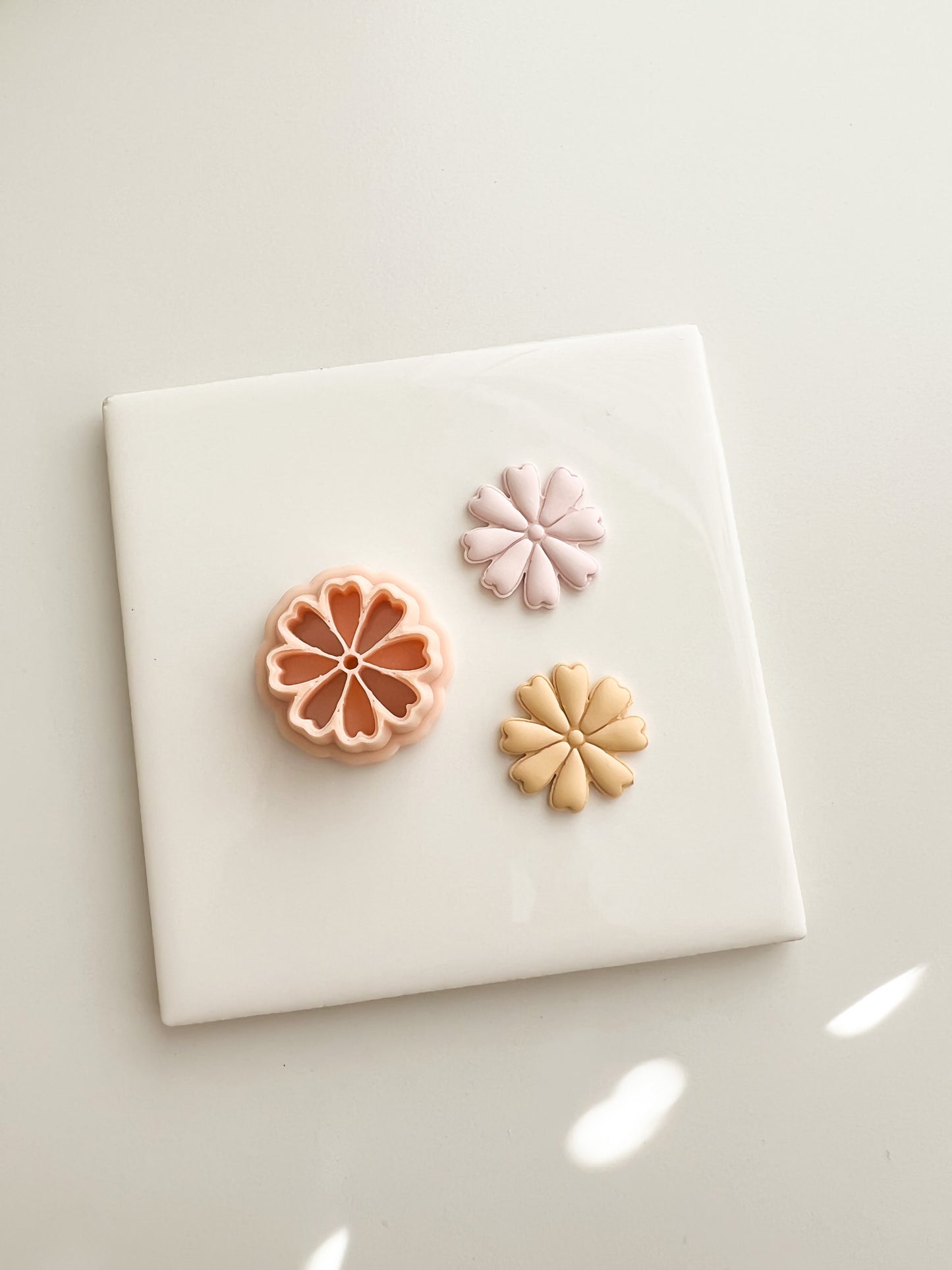 Floral Shape No. 8 Clay Cutter | Floral Shape No. 8 Polymer Clay Cutter for DIY Earrings Spring Jewelry and Elegant Floral Crafts