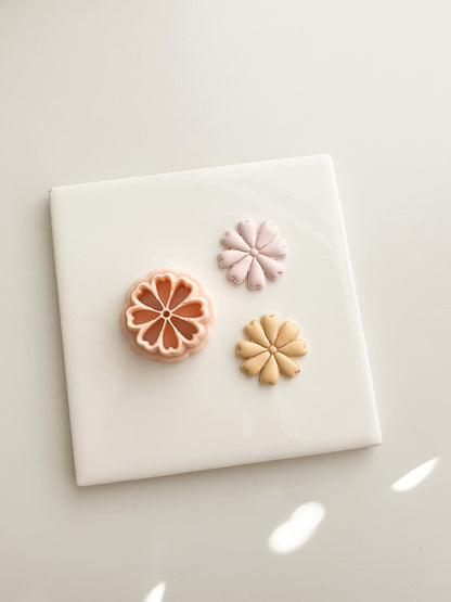 Floral Shape No. 8 Clay Cutter | Floral Shape No. 8 Polymer Clay Cutter for DIY Earrings Spring Jewelry and Elegant Floral Crafts