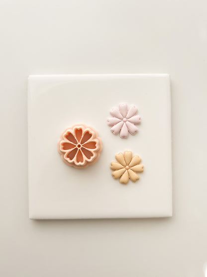 Floral Shape No. 8 Clay Cutter | Floral Shape No. 8 Polymer Clay Cutter for DIY Earrings Spring Jewelry and Elegant Floral Crafts