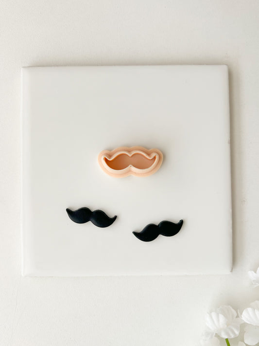 Mustache Clay Cutter | Mustache Polymer Clay Cutter for DIY Movember Earrings Quirky Jewelry and Handmade Costume Accessories