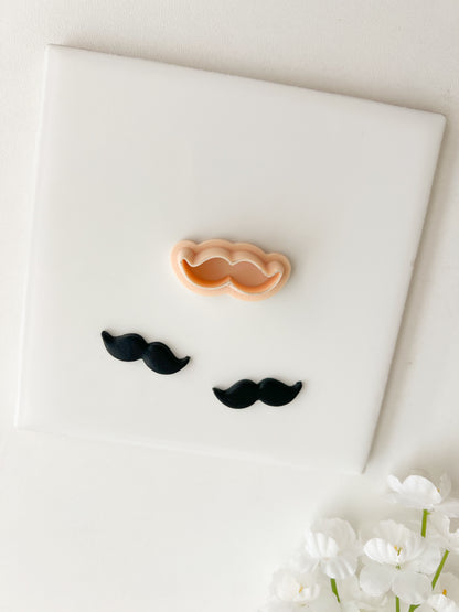 Mustache Clay Cutter | Mustache Polymer Clay Cutter for DIY Movember Earrings Quirky Jewelry and Handmade Costume Accessories