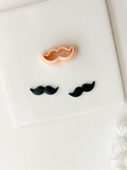 Mustache Clay Cutter | Mustache Polymer Clay Cutter for DIY Movember Earrings Quirky Jewelry and Handmade Costume Accessories