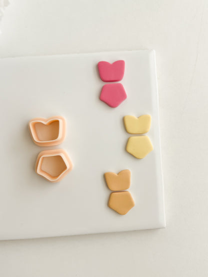 Bathing Suit Two Part Clay Cutter | Bathing Suit Two Part Polymer Clay Cutter for DIY Summer Earrings Beach-Themed Jewelry and Handmade Fun Accessories