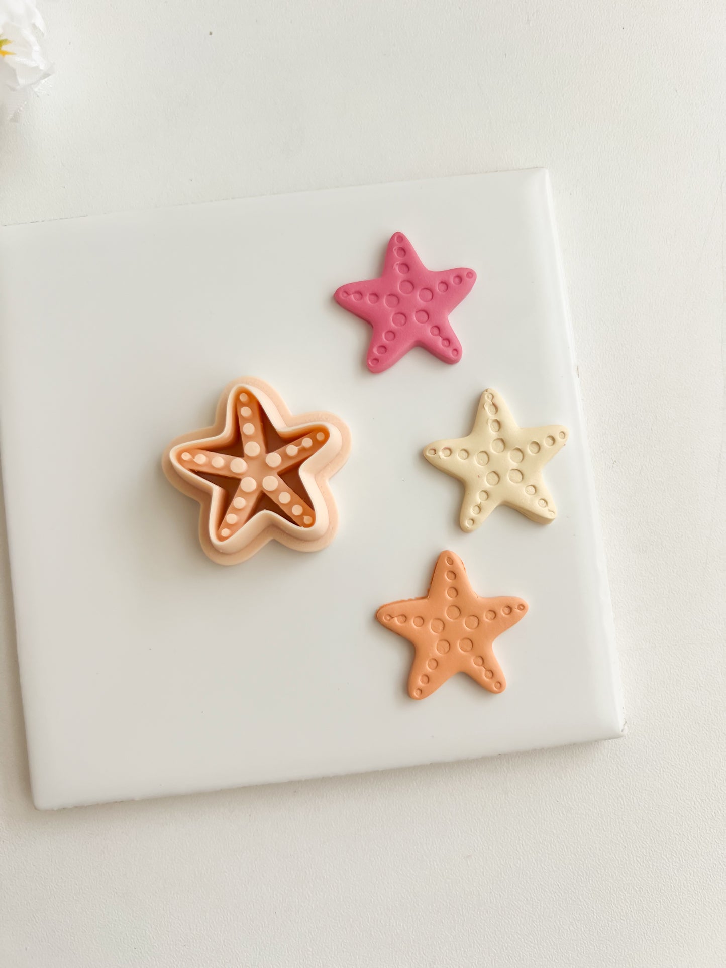 Starfish No. 2 Clay Cutter | Starfish No. 2 Polymer Clay Cutter for DIY Beach Earrings Ocean-Themed Jewelry and Handmade Coastal Accessories