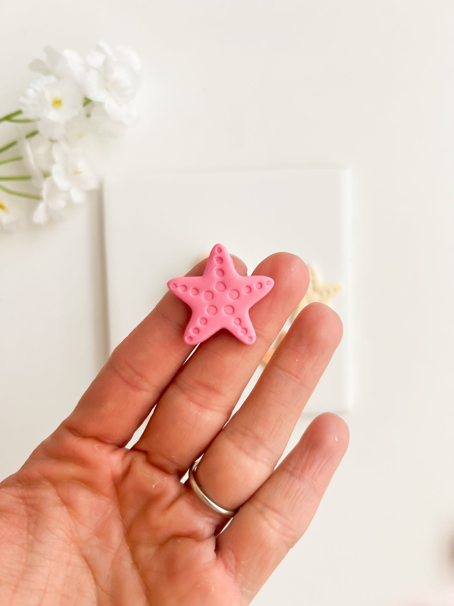 Starfish No. 2 Clay Cutter | Starfish No. 2 Polymer Clay Cutter for DIY Beach Earrings Ocean-Themed Jewelry and Handmade Coastal Accessories