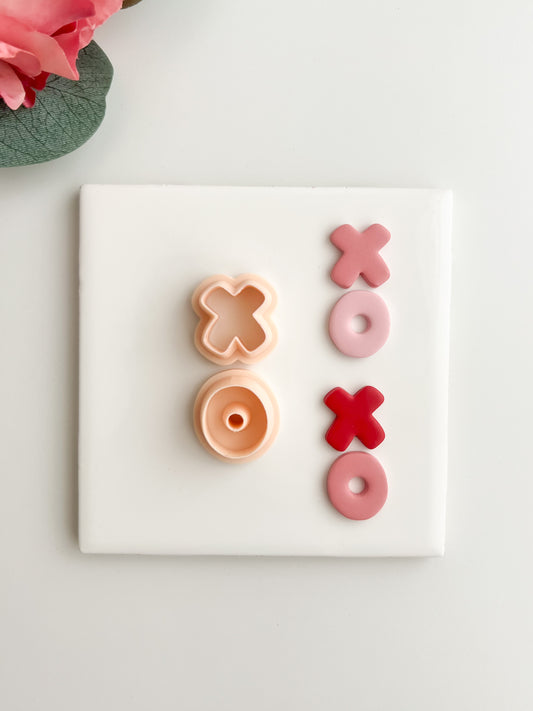 XO Valentine Letters Clay Cutter | XO Valentine Letters Polymer Clay Cutter for DIY Romantic Earrings Love-Themed Jewelry and Handmade Valentine's Accessories