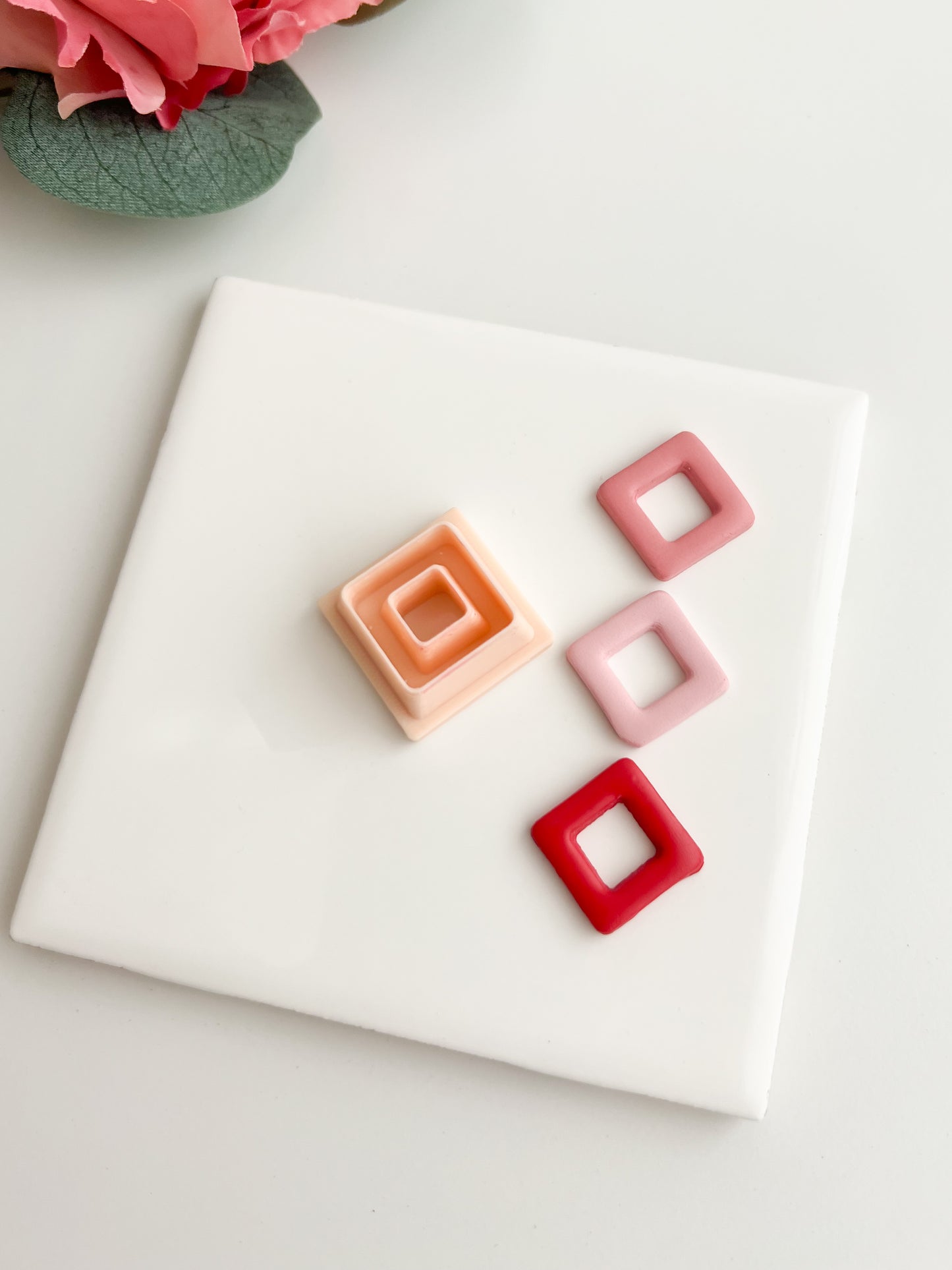 Diamond Cutout Dangle Clay Cutter | Diamond Cutout Dangle Polymer Clay Cutter for DIY Statement Earrings Chic-Themed Jewelry and Handmade Elegant Accessories