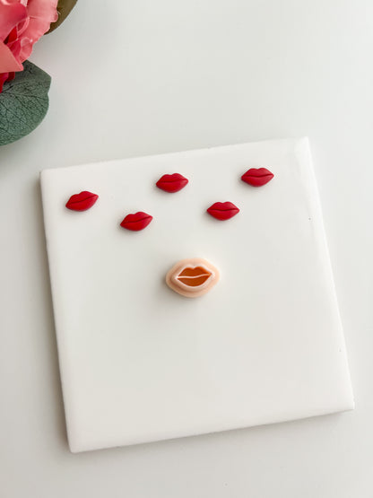 Lip Stud Clay Cutter | Lip Stud Polymer Clay Cutter for DIY Fun Earrings Kawaii Jewelry and Handmade Valentine's Accessories